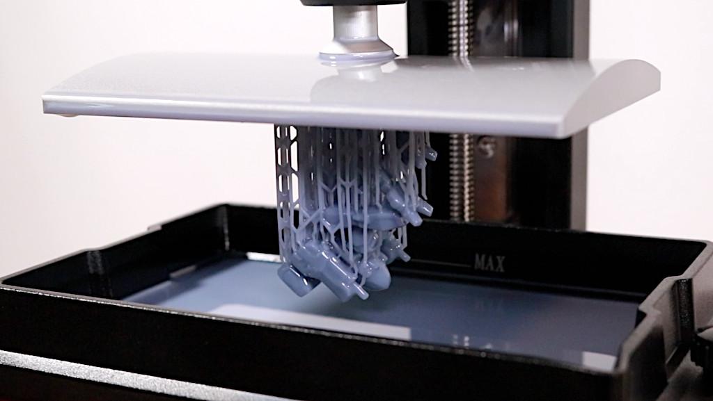 A 3D printed model on the Voxelab Polaris
