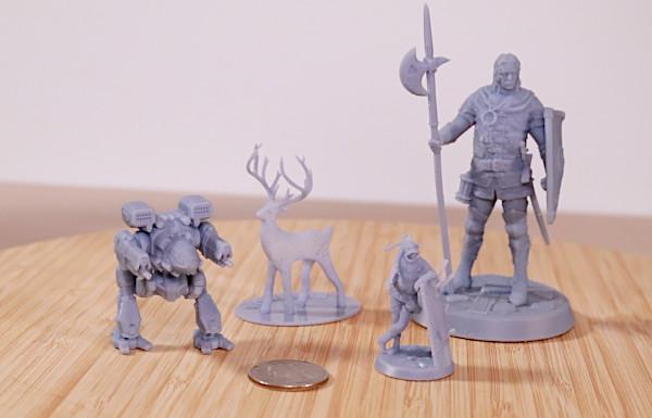 Other miniatures printed on the Polaris