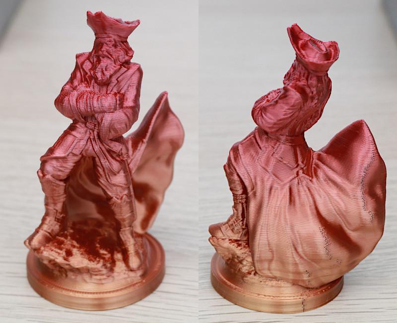 3D Printed Plunderbuss Pete - In Rainbow Silky PLA