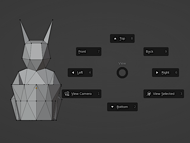 Low Poly Art Example - Easter Bunny In Blender Low Poly Art Example - Easter Bunny In Blender