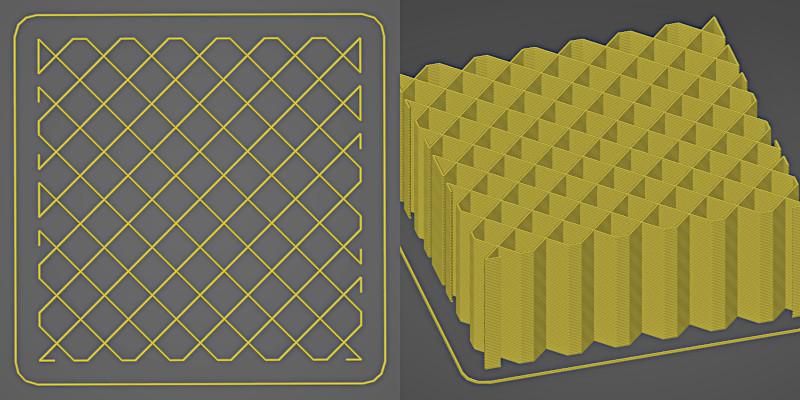 Grid pattern in PrusaSlicer