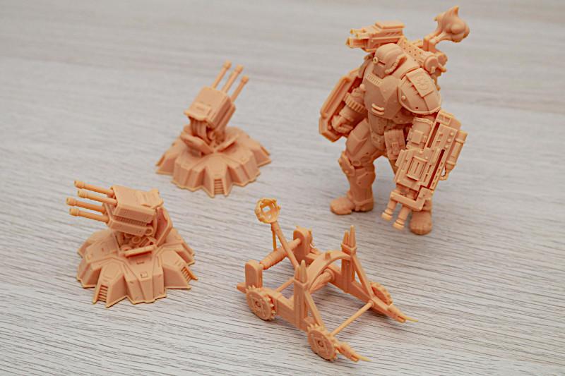 Loot Studios Models 3D Printed in Craftsman Apricot Resin Loot Studios Models 3D Printed in Craftsman Apricot Resin