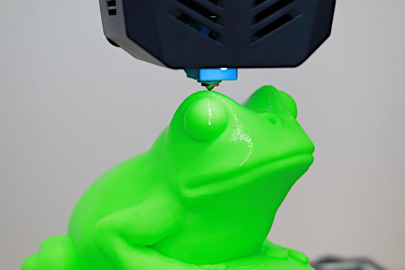 3D Printed in PLA Frog model by Hairald