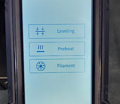 LCD Screen - Auto-leveling Option