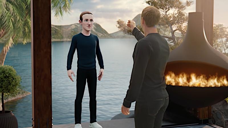 Mark Zuckerberg and his avatar - Introducing Metaverse