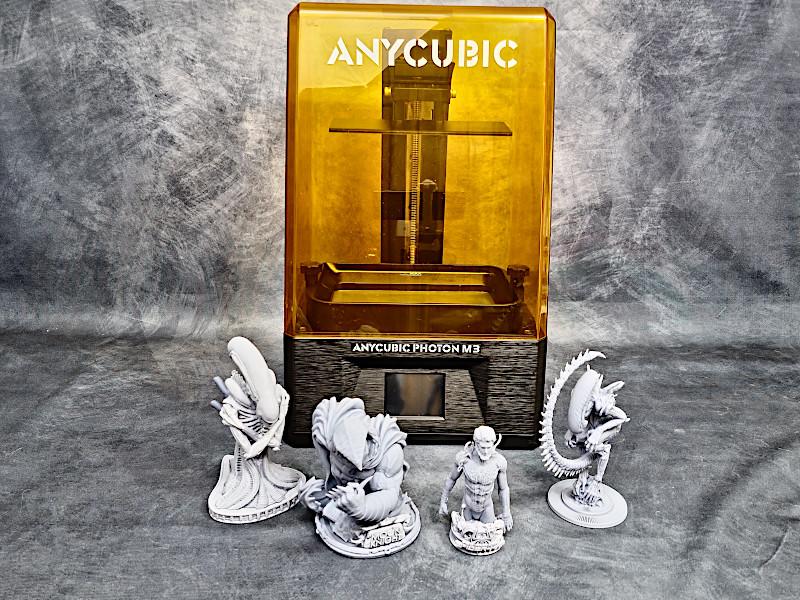 Reviewed Anycubic Photon M3 and 3D Printed Models