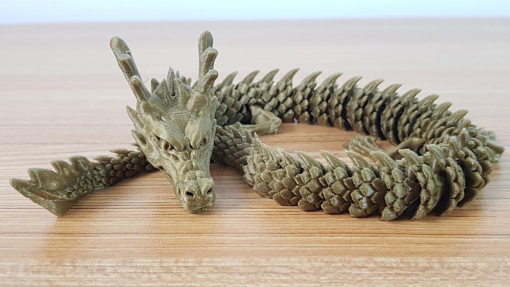 3D Printed Articulated Dragon