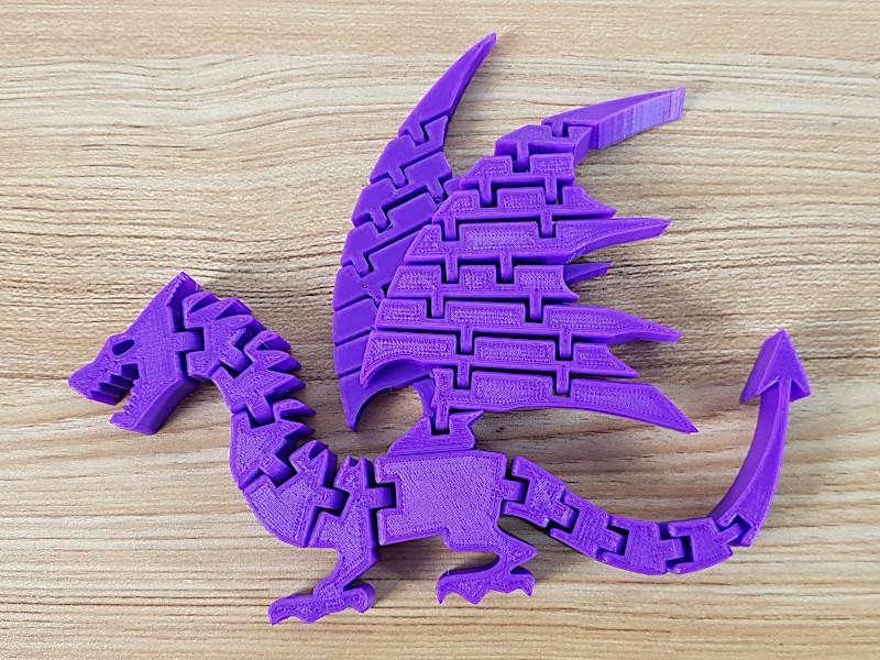 3D Printed Flexi Dragon