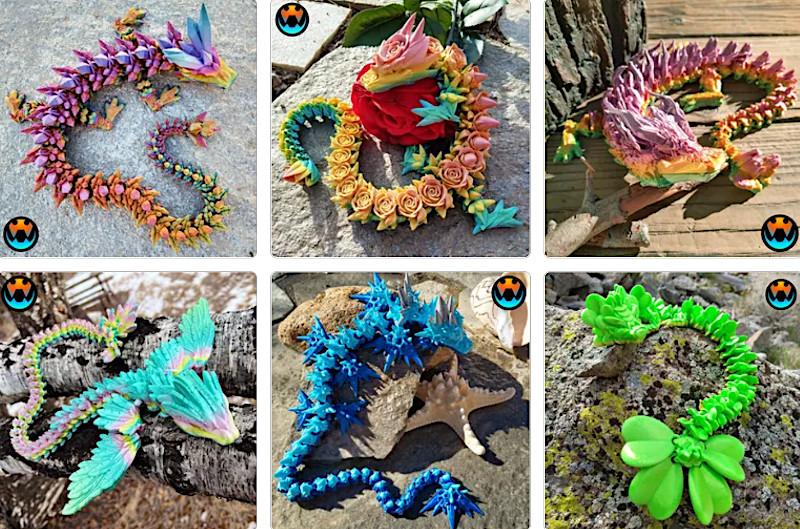 Cinderwing3D Themed Dragon Collection on Cults