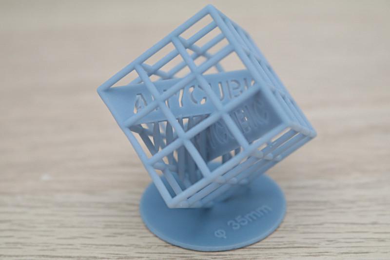 The printed Anycubic demo model