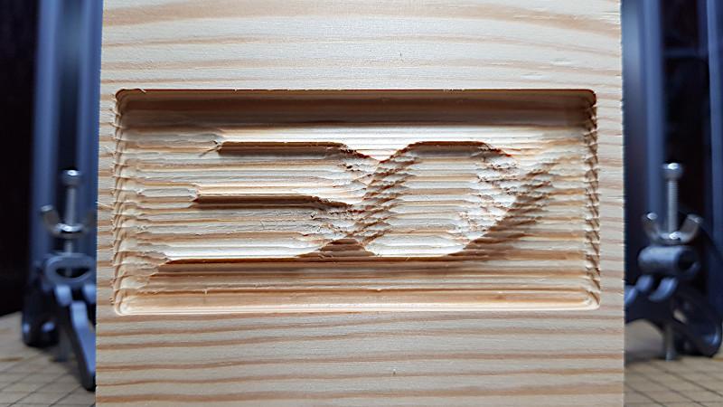Logo 私人教练 Relief Cut on Snapmaker 2.0