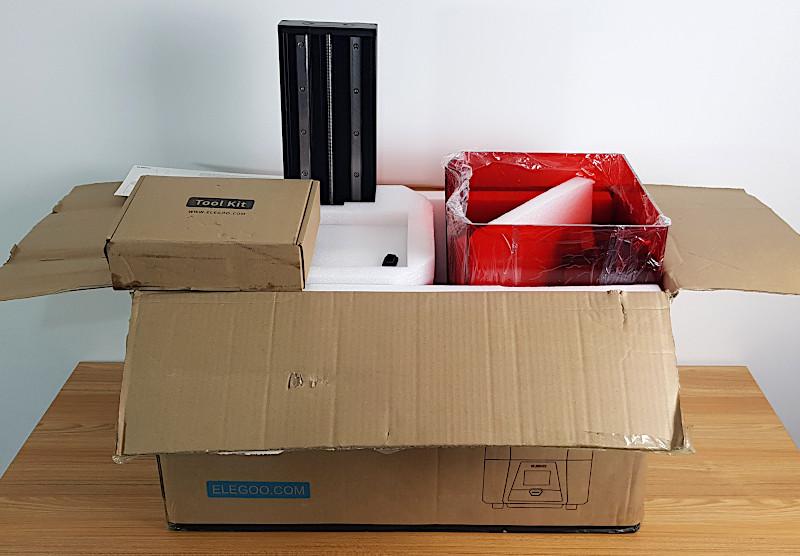 Elegoo Saturn 2 - Box Opened