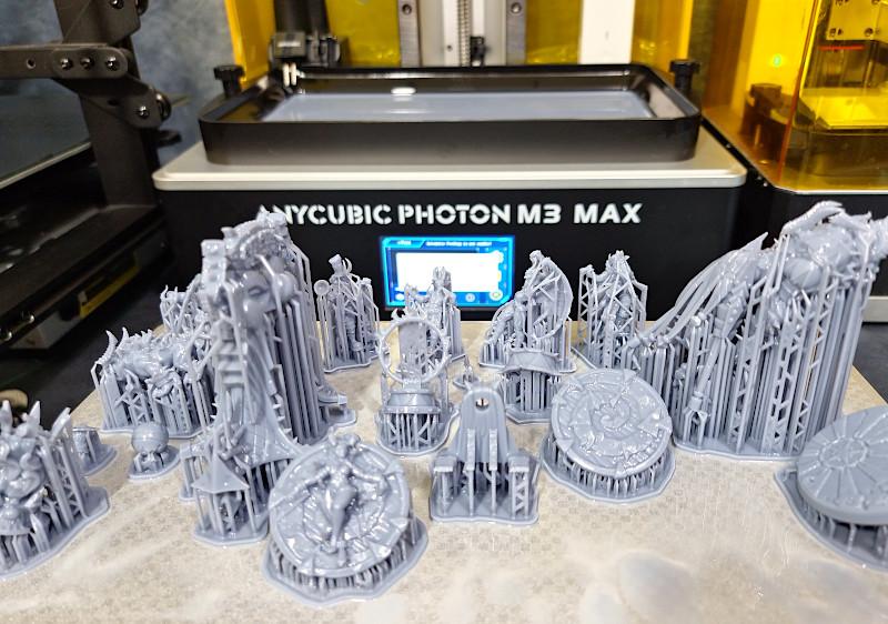 Full Build Plate with Prints
