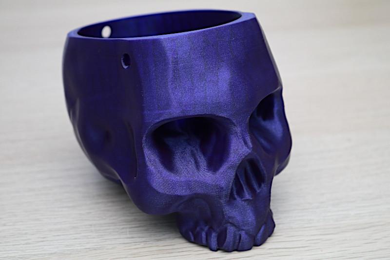 3D Printed Hanging Skull Vase