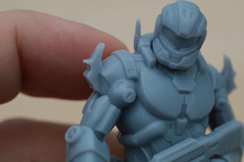 Soldier - 75 mm Miniature - Close Look - Conjure Grey Resin