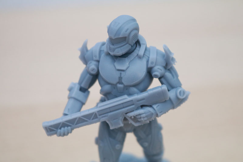 Soldier - 75 mm Miniature - Conjure Grey Resin