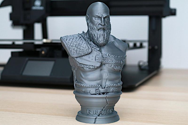 3D Printed Kratos Bust