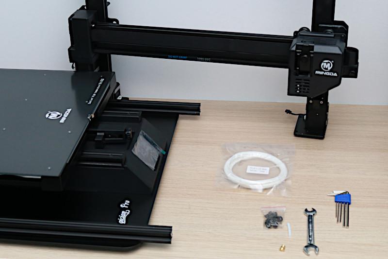 Magician Pro in an unassembled state