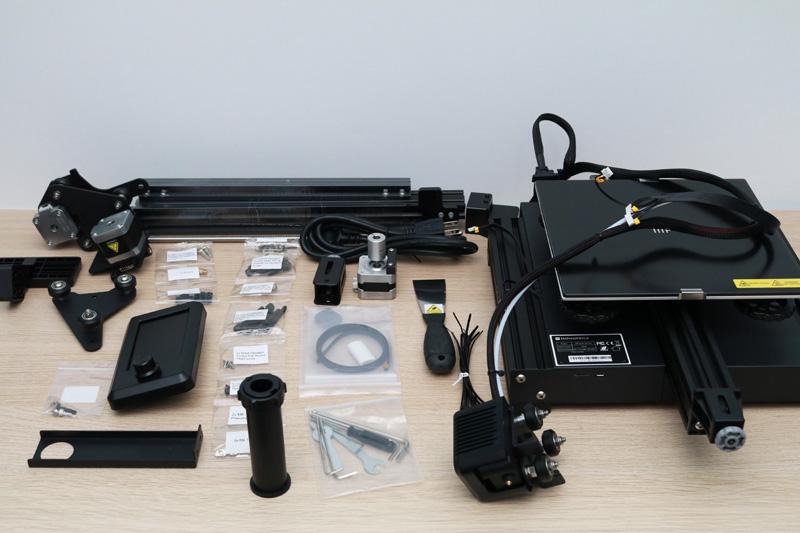 Unassembled 3D printer DIY kit