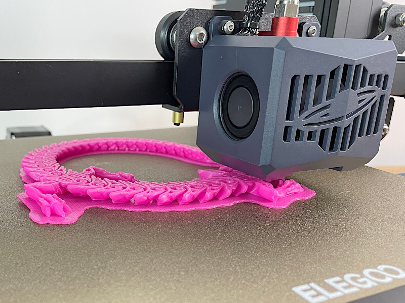 Articulated Dragon Printed on Elegoo Neptune 3