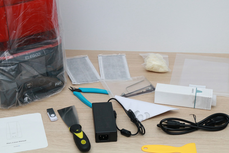 Elegoo Mars 3 Pro Included Accessories