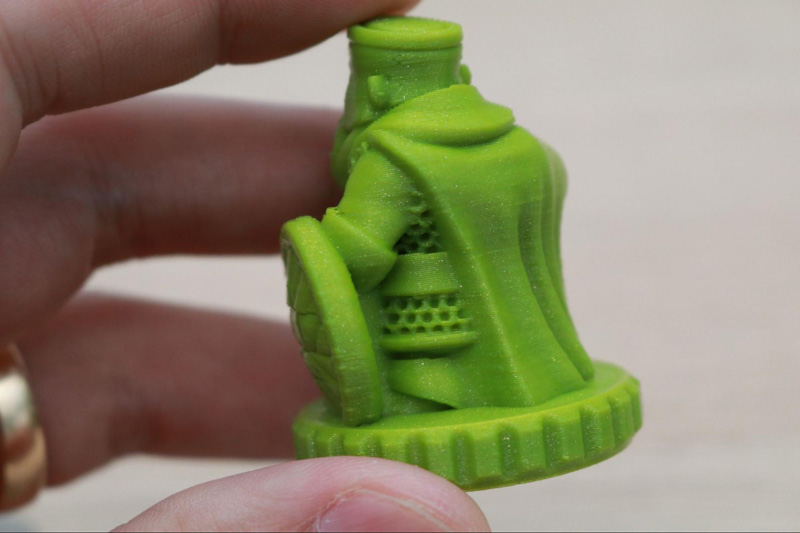Guardian test print's back view