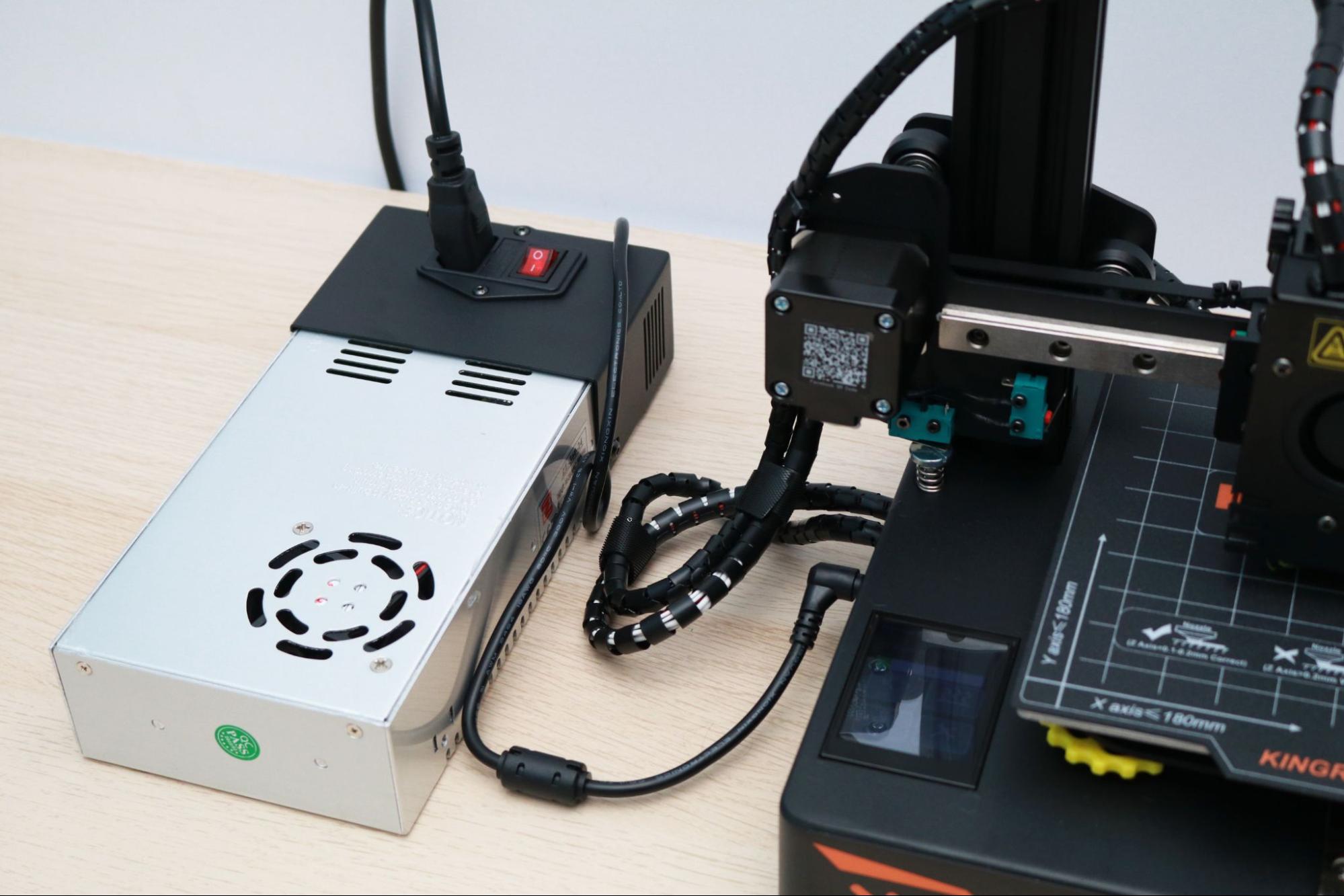 Kingroon KP3S external power supply