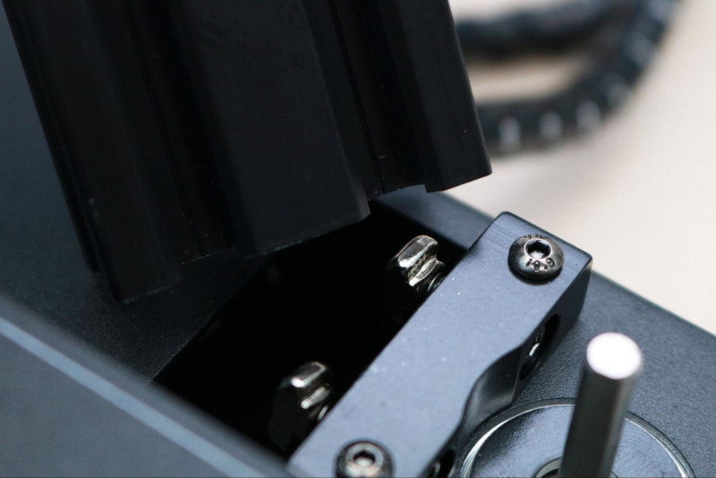 T-slot nuts to secure the frame