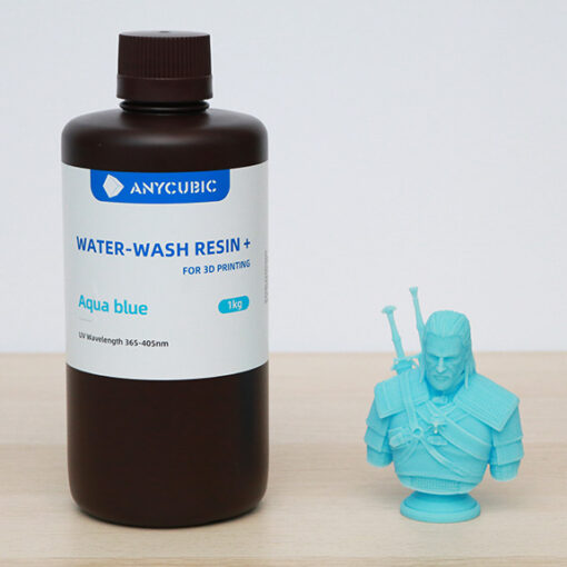 Bottle of Anycubic Resin and the Model