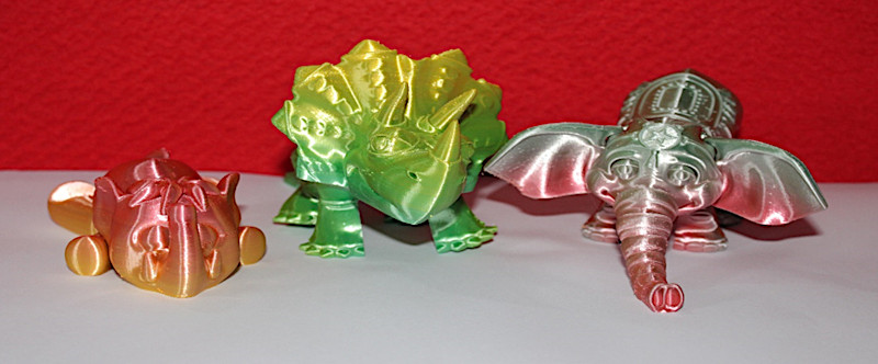 Flexi Dinos Test Prints