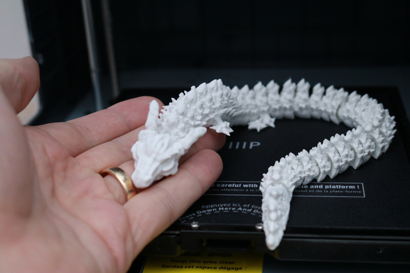 3D Printed Spirit Dragon by sunset