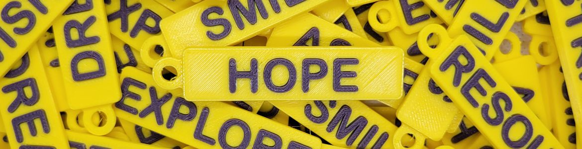 Yellow Ribbon Keychains