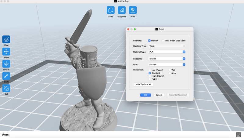 FlashPrint MP Software Preview