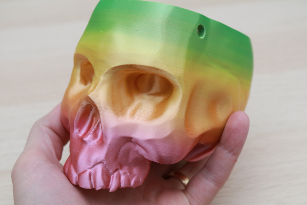 Hanging Skull Planter