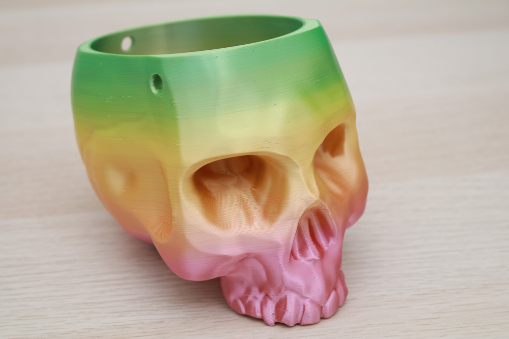 Hanging Skull Planter