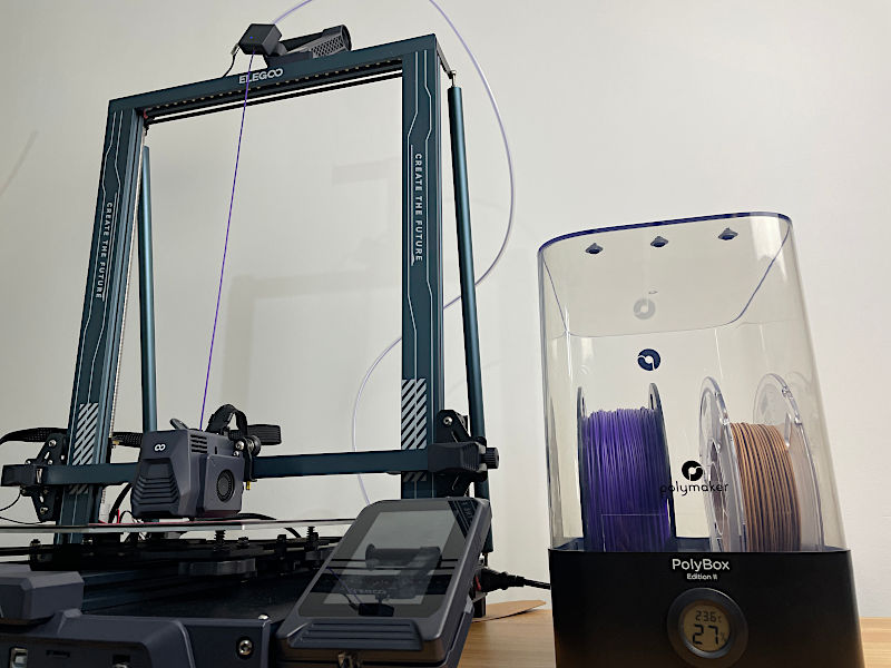 Elegoo Neptune 3 Plus and Polymaker Poly Box