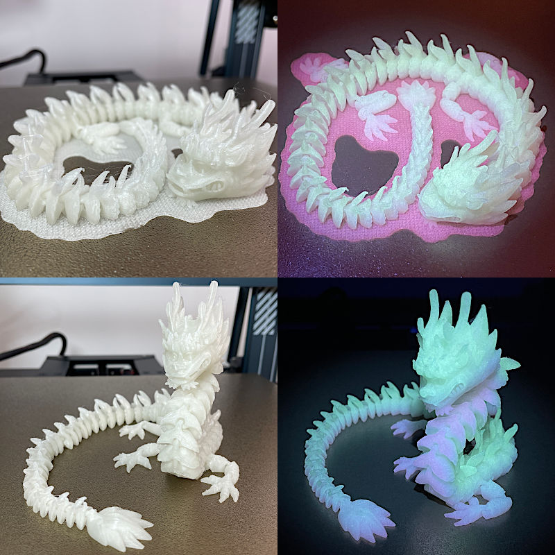 Imperial Dragon 3D Printed and UV Charged