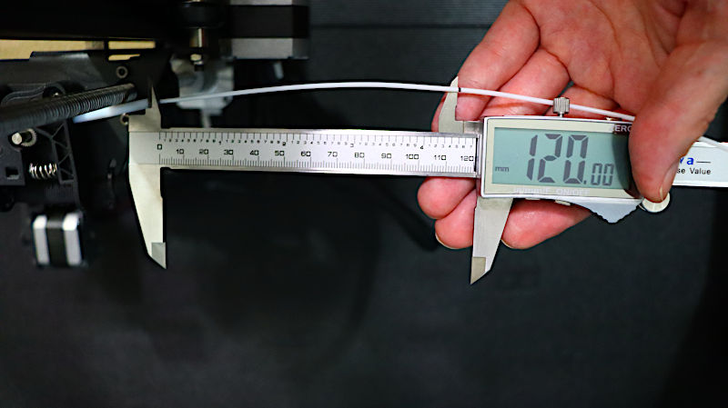 Marked Filament and Calliper