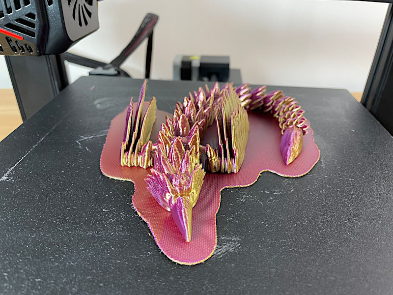 3D Printed with a Raft