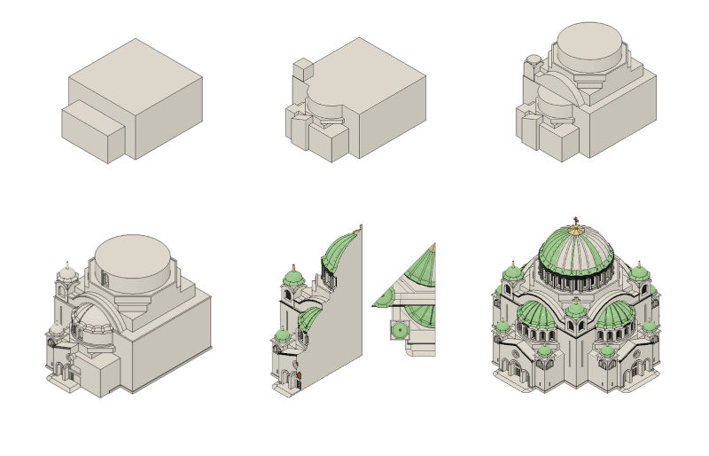 6-Step Architectural Miniature Modeling Process