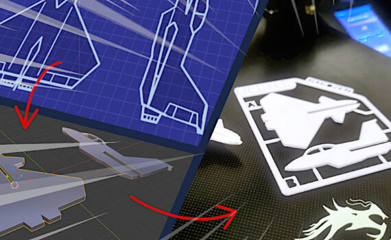 Kit Card Model's Blueprints and 3D Print