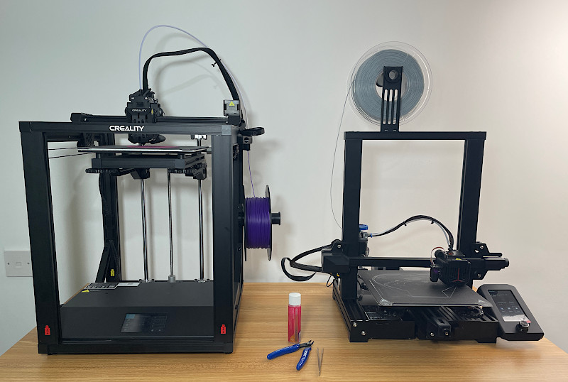 Ender 5 S1 and Ender 3 V2 Neo