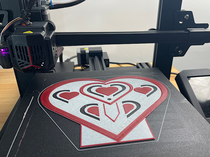 Multi Color Print on Ender 3 V2 Neo
