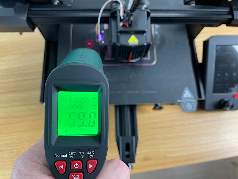 Measuring Bed Temperature