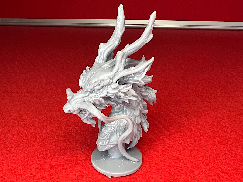 3D Printed Dragon Bust