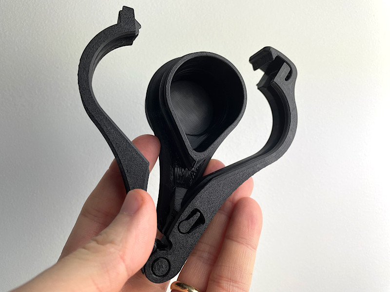 Test Print in Black PLA