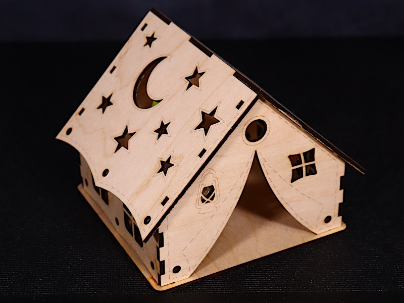 Laser Cut Tent Model