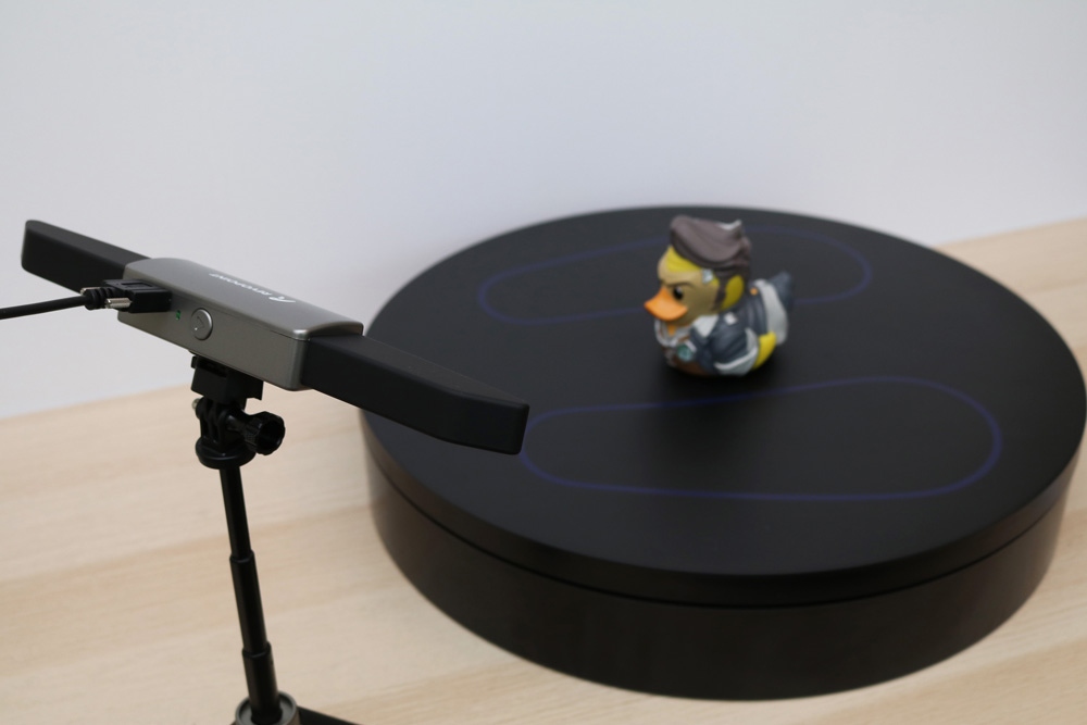 Scanning a small duck