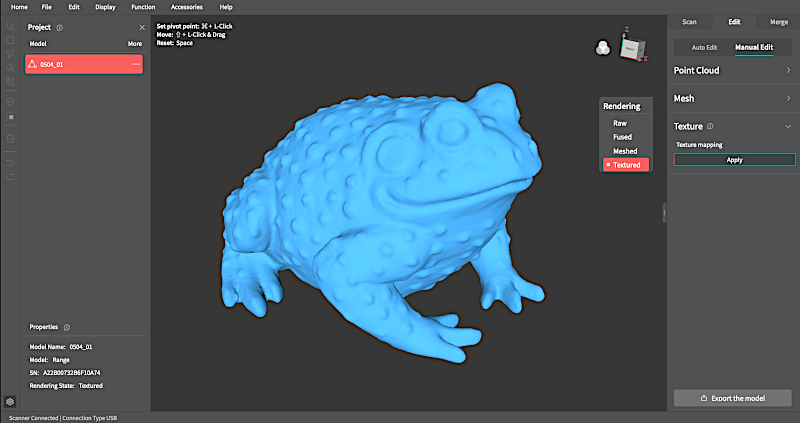 Toad mesh