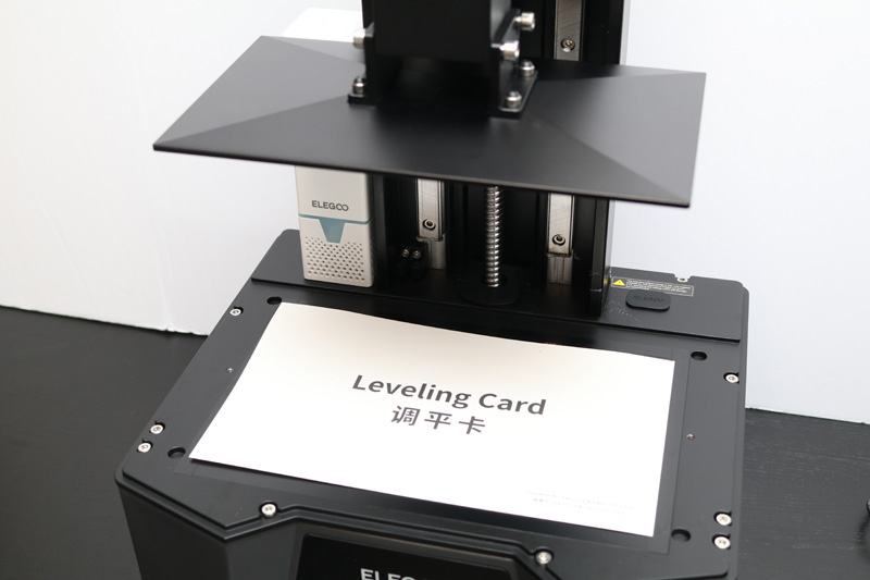 Build Platform Leveling Card